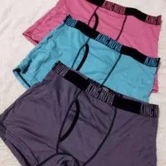 新品 ３点セット キングノバ LLサイズ 前開き ボクサーパンツ ショーツ ロゴ