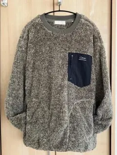 ボア ロゴス ロスガトス風 XL グレー系 オーバーサイズ