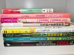 イラストレーター向け実用書・作画資料書籍　9冊まとめ売り