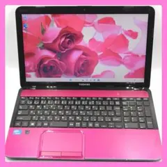 可愛いピンク♥ サクサク快適 Core i7 ノートパソコン Windows11