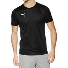 PUMA プーマ　メンズ　半袖　Tシャツ　トップス　黒　ロゴ　S 速乾　ドライ