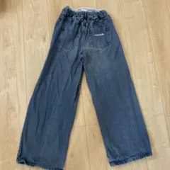 ANAPGIRL デニムブルー ワイドパンツ　子供用M