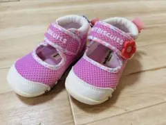 ミキハウス HOT BISCUITS ベビーサンダル ピンク