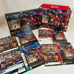 6点 POP 展示箱 ダミージャケット ワンピース 海賊無双4 販促 PS4