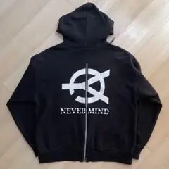 OY NEVER MIND ブラックパーカー