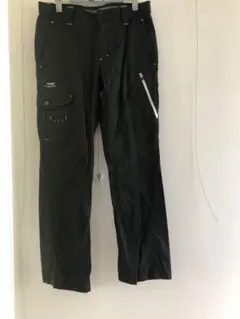 ブラックパンツ ジッパーポケット付き 30インチ