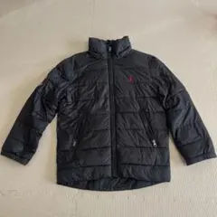 POLO RALPH LAUREN ダウン黒キッズ表記 レディースS〜M可古着