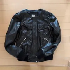 スタニングルアー　 レザージャケット ブラック 38