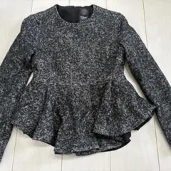 グリードインターナショナル　ツイードトップスSサイズ　美品のサムネイル