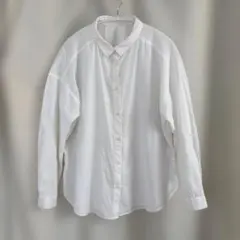 LAKOLE ホワイト 長袖シャツ Mサイズ 綿100%のサムネイル