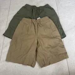 ユニクロ ボーイズ 男の子 ハーフパンツ 130センチ 2枚セット