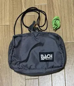 アニエスベー  バッハ コラボサコッシュ アニエスベー×バッハagnes b.×BACH 2WAYサコッシュ 黒 (K-119888)