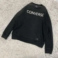 CONVERSE コンバース　ビッグプリントロゴ　スウェット　カンガルーポケット