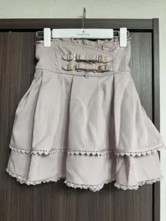 LIZLISA系 2連リボンベルトスカパン