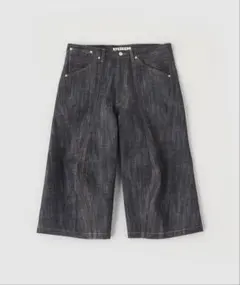 NVRFRGT 3D TWISTED JORTS INDIGO size2のサムネイル