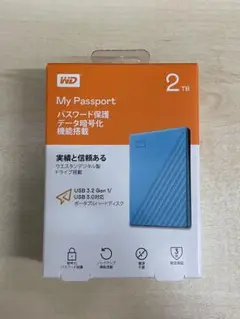 WD社 My Passport HDD 2TB