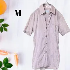 【コムサコレクション】半袖シャツ M イタリア生地のサムネイル
