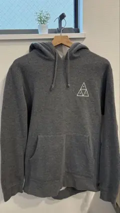 HUF グレー パーカー