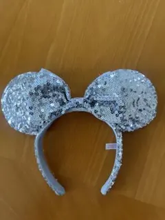 ミニー型シルバースパンコールカチューシャ