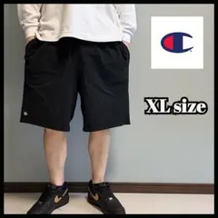 チャンピオン　ハーフパンツ US古着 ブラック 短パン