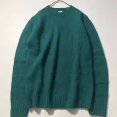 【人気】ASPESI クルーネックニット セーター グリーン 48 近年モデル