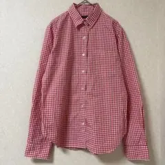 JOURNAL STANDARD ピンク白　ギンガムチェック ボタンダウンシャツのサムネイル