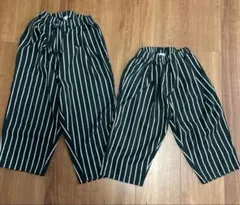【ペアマノン】ストライプパンツ（90㎝&110㎝）