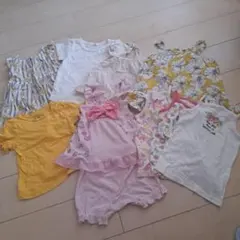 【女の子夏服90☆10点まとめ売り】エニファム、GAP等　トップス、ワンピース等
