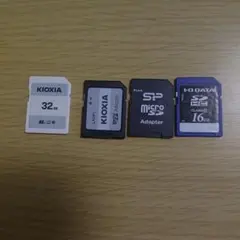 microSDカード 4枚セット