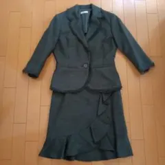 スーツ　セットアップ　 7分袖　黒