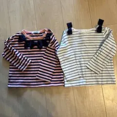 familiar 長袖カットソー 90 2枚セット