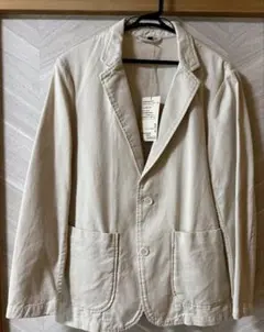 無印良品　木の実から作ったカポック混ジャケット　S 生成