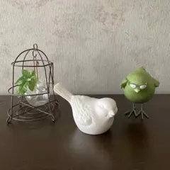 【送料込み】かわいい小鳥のオブジェ
