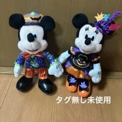 【タグ無】ディズニーランド ハロウィン2015 ミキミニ ぬいぐるみバッジ