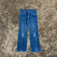 00‘s Y2K フレアデニム インディゴ ブーツカット ストレッチ