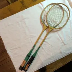 昭和レトロ　Futaba A.T.D バドミントンラケット 2本セット
