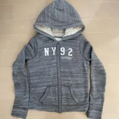 キッズ　abercrombie アバクロ パーカー　ボア　M