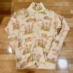 美品 オールドヒステリックグラマー キノコ総柄 ダブルジップアップパーカー