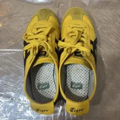 Onitsuka Tiger イエロー/ブラック スニーカー 24cm