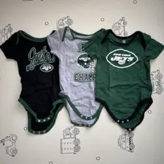 New York JETS ニューヨーク・ジェッツ ロンパース セット24m