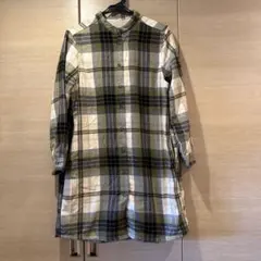 しまむら　C'estbien!Vous シャツワンピース 裏起毛 L