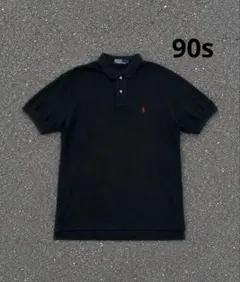 【90s】Polo by Ralph Lauren ポロシャツ赤刺繍【定番モデルのサムネイル