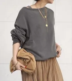 完売品✨】EVERYDAY I LIKE. ハーフジップセーター ゆったり 黒 - メルカリ