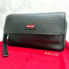 ✨極美品✨BALLY バリー クラッチバッグ トレスポ レザー 黒 保存袋付