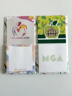 Mrs. GREEN APPLE　1番くじ H賞 立体メモ２種類