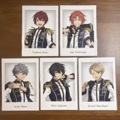 あんスタ　ぱしゃっつ　カード　特典　朱桜司　月永レオ　瀬名泉　朔間凛月　鳴上嵐