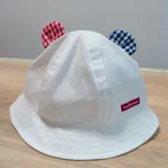 HOT BISCUITS ホットビスケッツ　ベビー帽子 耳付き 46cm