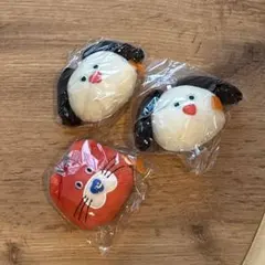 mojojojo フェイスマスコット 3点セット ねこ イヌ