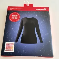 新品！ユニクロ HEATTECH ウルトラウォームクルーネック(長袖)ブラック