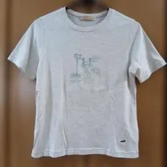 CROCODILE 半袖Tシャツ ライトグレー プリント サイズMのサムネイル